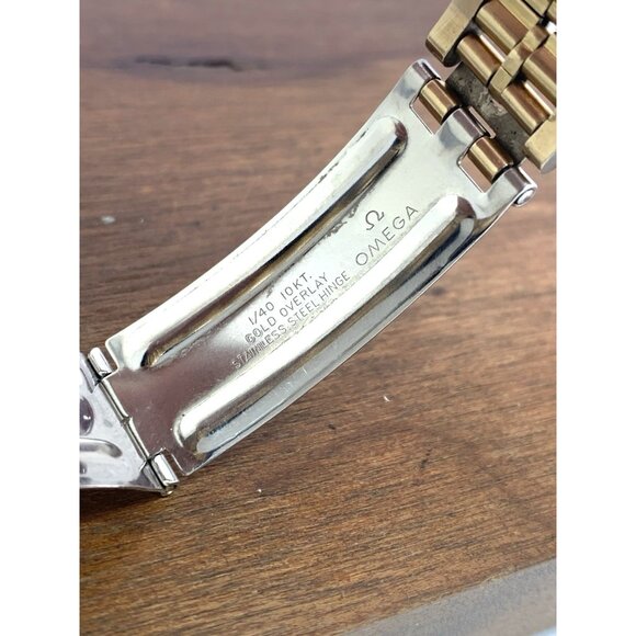 Omega Constellation Men's Watch Vintage Swiss Quartz Day Date Gold Steel 36mm - Picture 11 of 16